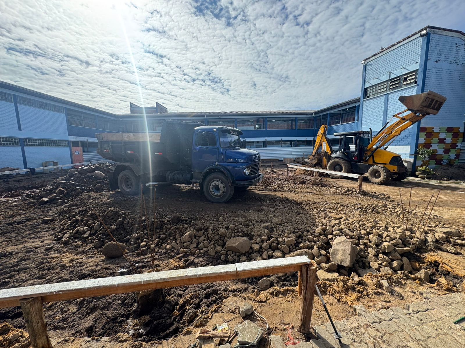 Construção Quadra Poliesportiva - Alvorada/RS